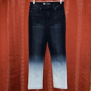 Diane Gilman 2 Straight Two-Tone Jeans 2
